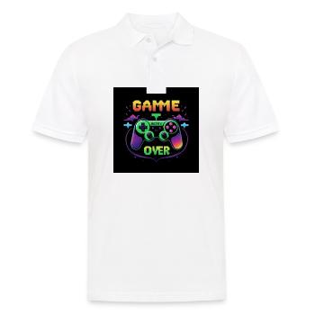 Manette Gaming Gaming Play Gift Gamer - Polo Homme - blanc - Devant - Kai (181cm)