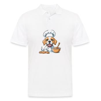 Dog Chef Dog Friends Cadeau Cookie Cookies - Polo Homme - blanc - Devant - Kai (181cm)