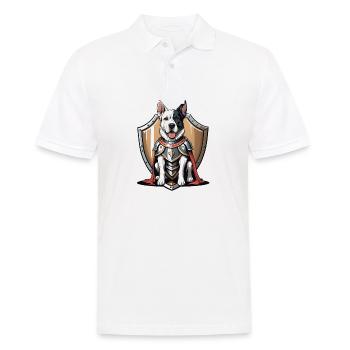 Dog Knight Warrior Dog Gift Warrior Knight - Men's Polo Shirt - white - Front - Kai (181cm)