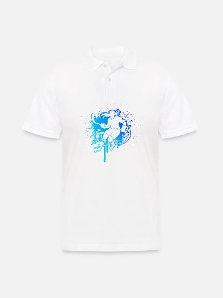 Eishockey Eishockey spielen Eishockeyspieler - Männer Poloshirt - Weiß
