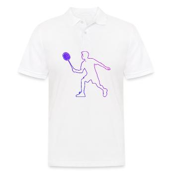 Badminton Hommes Joueurs de badminton Squash Femmes - Polo Homme - blanc - Devant - Kai (181cm)