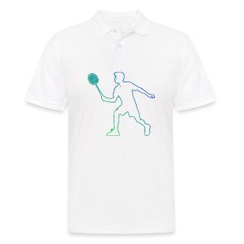 Joueurs de badminton Badminton femmes Badminton - Polo Homme - blanc - Devant - Kai (181cm)