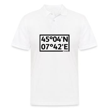 Coordonnées de Turin - Polo Homme - blanc - Devant - Kai (181cm)