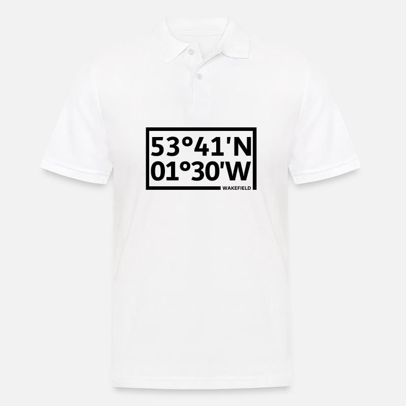 Wakefield coordinates - Men's Polo Shirt - white