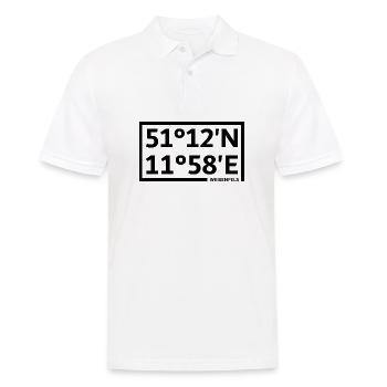 Weißenfels coordinates - Men's Polo Shirt - white - Front - Kai (181cm)