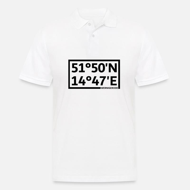 Wernigerode coordinates - Men's Polo Shirt - white