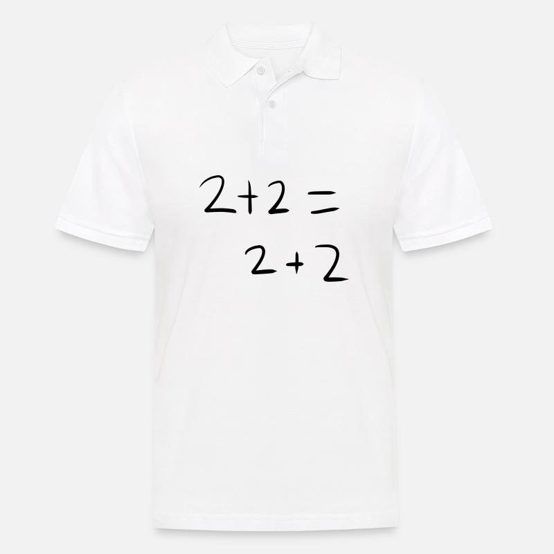 Mathematik Mathe - Männer Poloshirt - Weiß