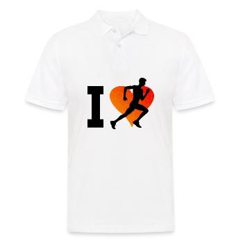 Course à pied Jogging Jogging Course de fitness pour hommes - Polo Homme - blanc - Devant - Kai (181cm)