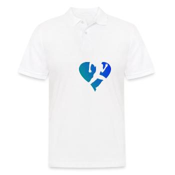 Jogging Fitness Cross Country Running Running - Men's Polo Shirt - white - Front - Kai (181cm)