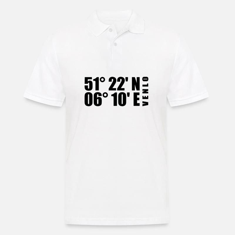 Venlo coordinates - Men's Polo Shirt - white