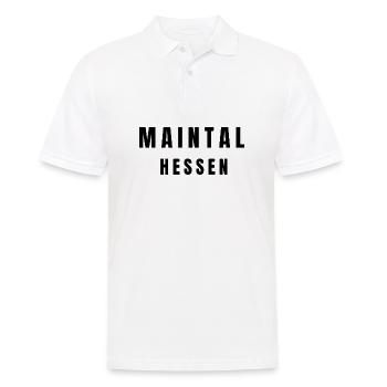 Maintal Hesse - Men's Polo Shirt - white - Front - Kai (181cm)