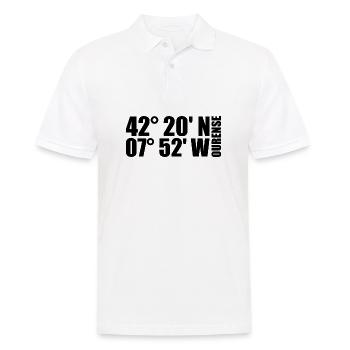 Coordonnées Ourense - Polo Homme - blanc - Devant - Kai (181cm)