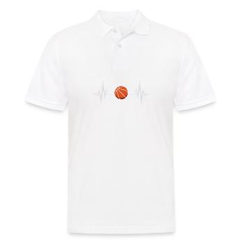 Basketball Spieler Basketballer Sprüche Geschenk - Männer Poloshirt - Weiß - Vorne - Kai (181cm)