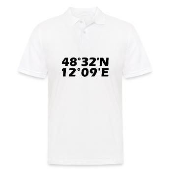 Landshut coordinates - Men's Polo Shirt - white - Front - Kai (181cm)