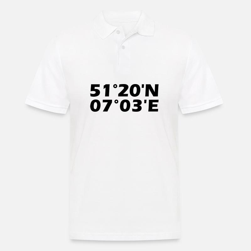 Velbert coordinates - Men's Polo Shirt - white