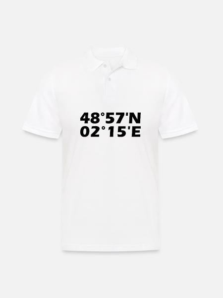 Argenteuil Coordinates - Men's Polo Shirt - white