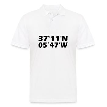 Utrera coordinates - Men's Polo Shirt - white - Front - Kai (181cm)
