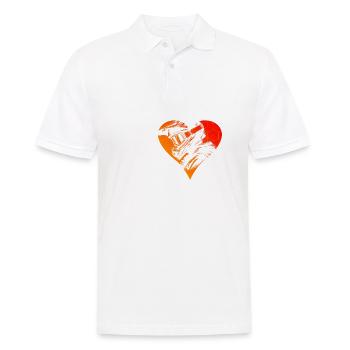 Vélo de montagne homme Cycliste cycliste femme - Polo Homme - blanc - Devant - Kai (181cm)