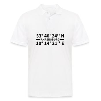 Coordonnées d’Ahrensburg - Polo Homme - blanc - Devant - Kai (181cm)