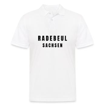 Radebeul Sachsen - Männer Poloshirt - Weiß - Vorne - Kai (181cm)