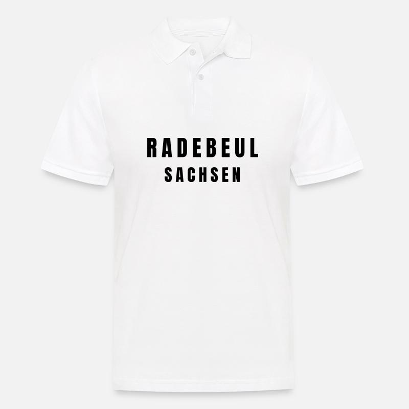 Radebeul Sachsen - Männer Poloshirt - Weiß