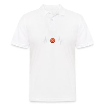 Basketball Spieler Basketballer Sprüche Geschenk - Männer Poloshirt - Weiß - Vorne - Kai (181cm)