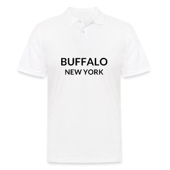 Buffalo New York États-Unis - Polo Homme - blanc - Devant - Kai (181cm)