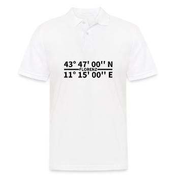 Coordonnées de Florence - Polo Homme - blanc - Devant - Kai (181cm)