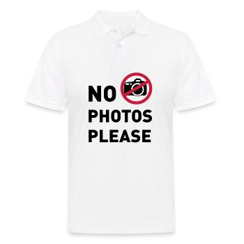 vip no photos - Men's Polo Shirt - white - Front - Kai (181cm)