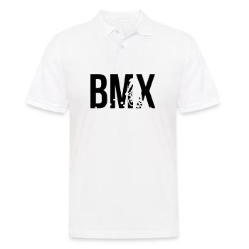 bmx - Men's Polo Shirt - white - Front - Kai (181cm)