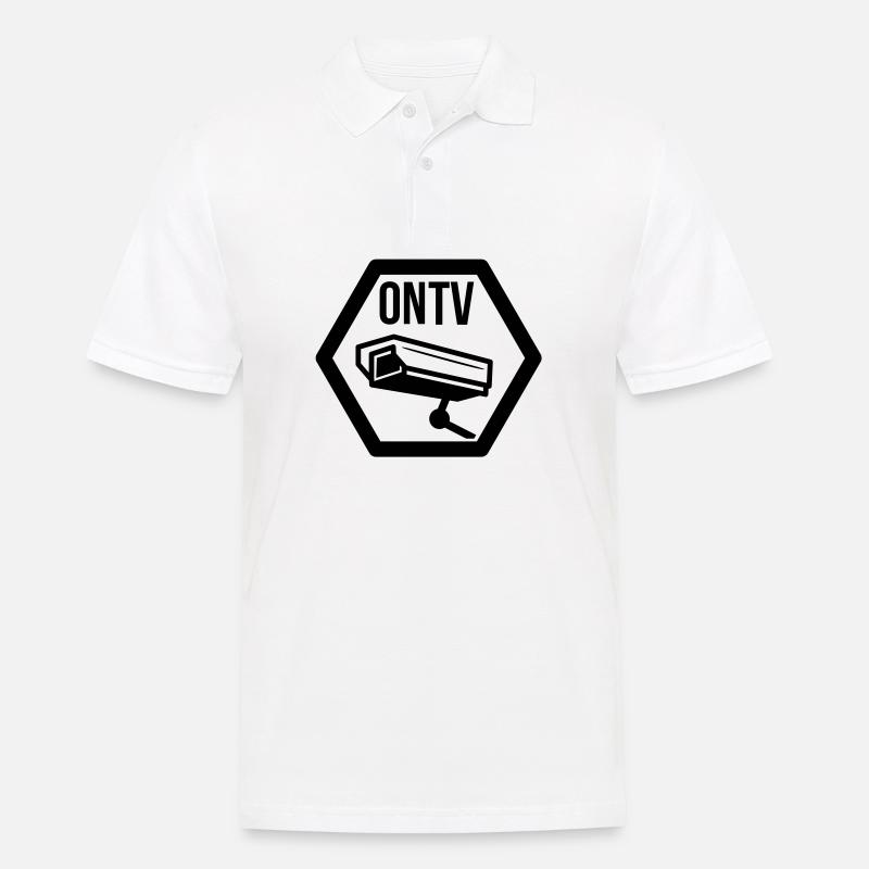 Graffiti - Männer Poloshirt - Weiß