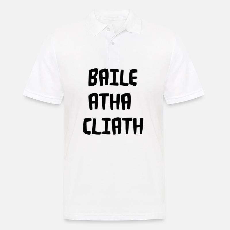 Baile Atha Cliath - Men's Polo Shirt - white