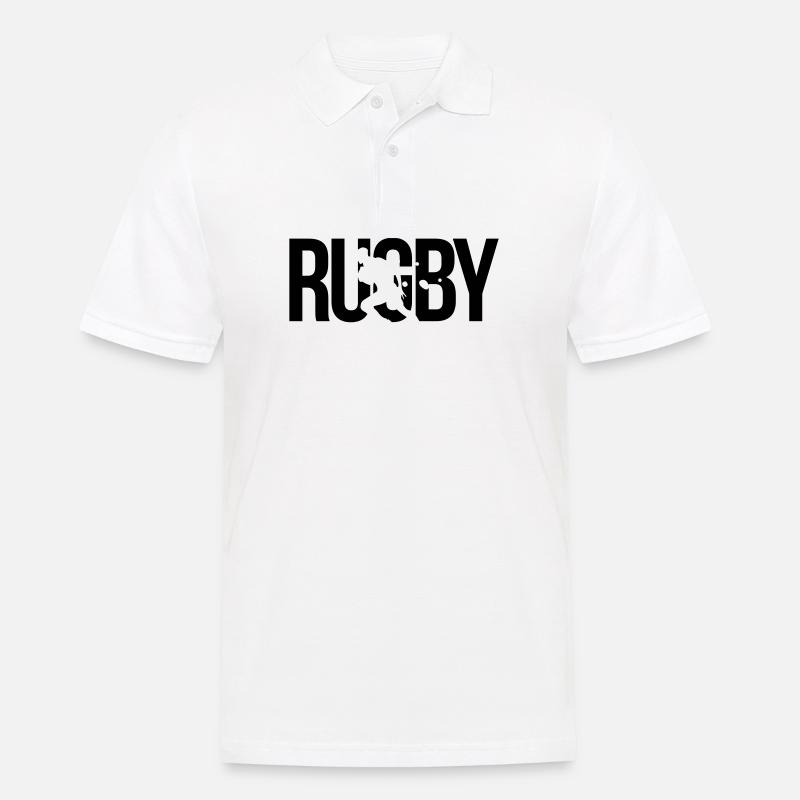 rugby - Men's Polo Shirt - white