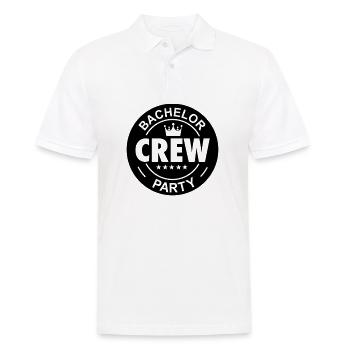 bachelor bachelorette party - Men's Polo Shirt - white - Front - Kai (181cm)