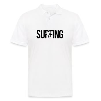 surfing surf - Polo Homme - blanc - Devant - Kai (181cm)