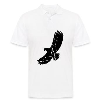 Adler - Männer Poloshirt - Weiß - Vorne - Kai (181cm)