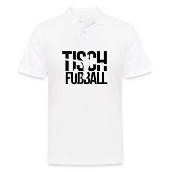 tischfußball - Männer Poloshirt - Weiß - Vorne - Kai (181cm)