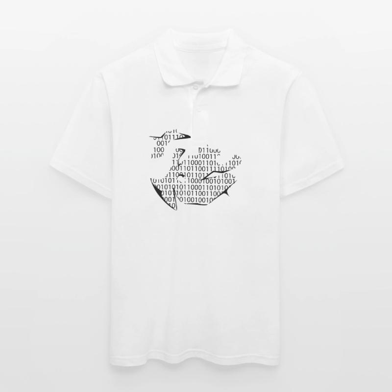 binary code Men's Polo Shirt