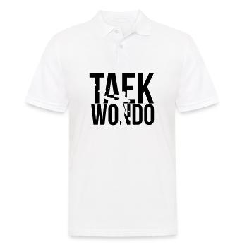 taekwondo - Polo Homme - blanc - Devant - Kai (181cm)