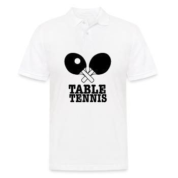tennis de table - Polo Homme - blanc - Devant - Kai (181cm)