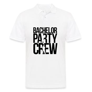 bachelor party crew - Männer Poloshirt - Weiß - Vorne - Kai (181cm)