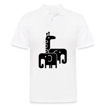 animaux - Polo Homme - blanc - Devant - Kai (181cm)