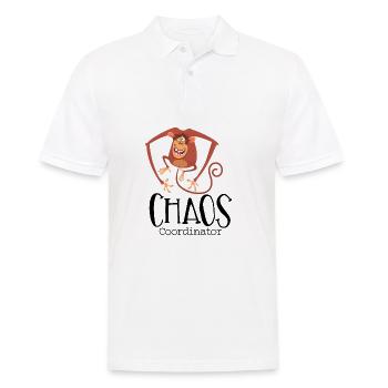 Affe Akrobat Swing - Männer Poloshirt - Weiß - Vorne - Kai (181cm)