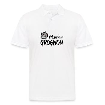 Monsieur GROGNON - Polo Homme - blanc - Devant - Kai (181cm)