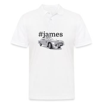 James et Aston - Polo Homme - blanc - Devant - Kai (181cm)