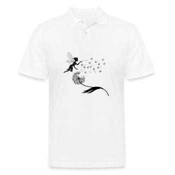 Feenflug-Silhouette mit Staub - Männer Poloshirt - Weiß - Vorne - Kai (181cm)