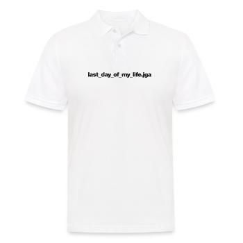 JGA Party Design - Men's Polo Shirt - white - Front - Kai (181cm)