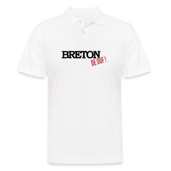 Breton de ouf - Polo Homme - blanc - Devant - Kai (181cm)