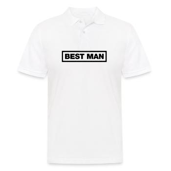 Meilleur homme - Polo Homme - blanc - Devant - Kai (181cm)