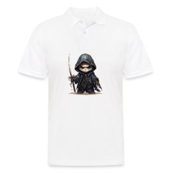 Panda Ninja Mit Speer Fantasy Shirt - Männer Poloshirt - Weiß - Vorne - Kai (181cm)